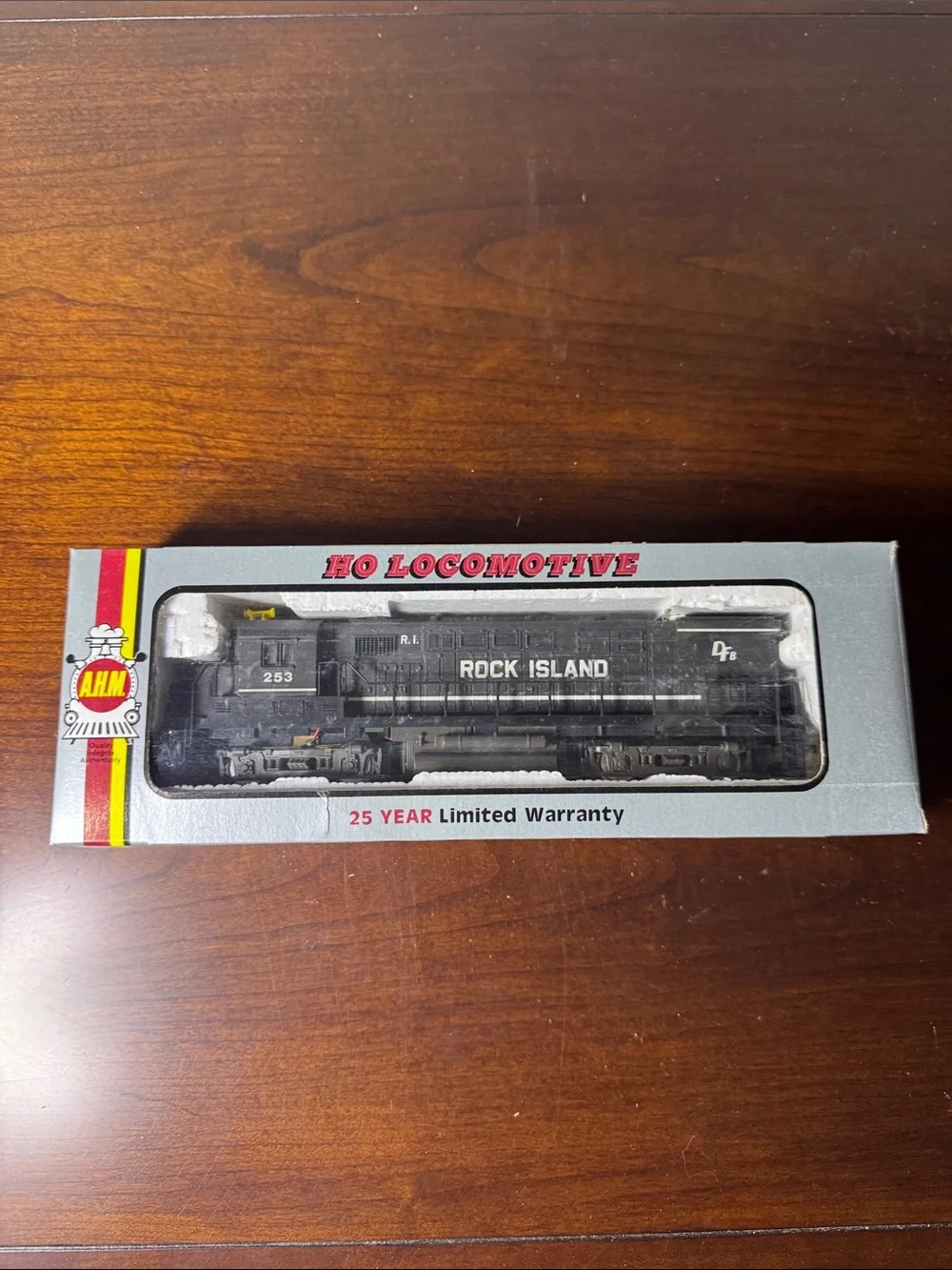 AHM Rock Island HO Scale Diesel Locomotive (New)